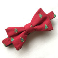 Private Label Polyester Wine Bottle Men's Christmas Bow Tie